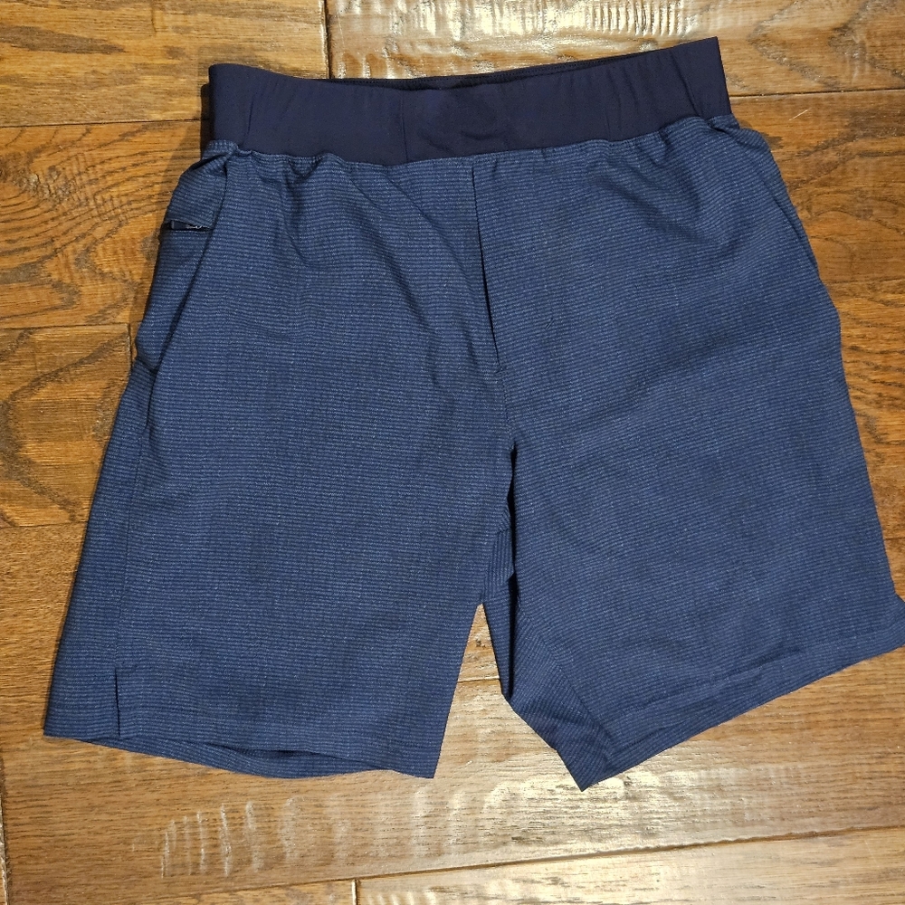 Veece Men's Striped Stretch Short, Cobalt - Size Small